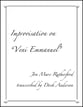 Improvisation on Veni Emmanuel Organ sheet music cover